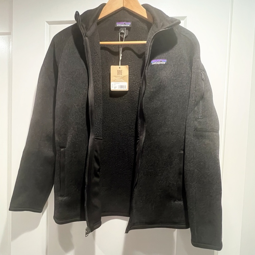 NWT Patagonia Women’s Dark Gray Full Zip Performance fleece Jacket Size S